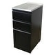 preview thumbnail 1 of 7, Transolid TRS_TC3D-1522 34-9/10" Stainless Steel Utility Cabinet with Matte Black - Anthracite Finish