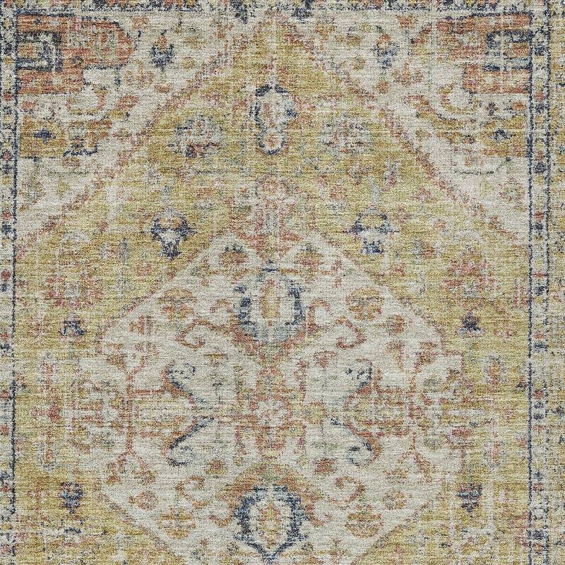 HomeRoots Oriental Traditional Rectangle Outdoor Rug