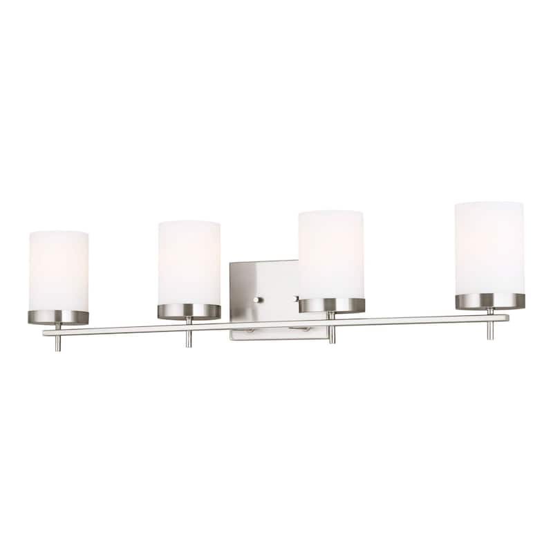 James Allan Fieldon 4 Light 34" Wide Vanity Light - Brushed Nickel