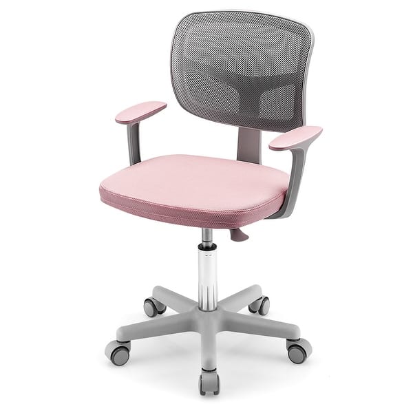 slide 2 of 7, Ergonomic Kids Desk Chair Adjustable Height Children Study Chair