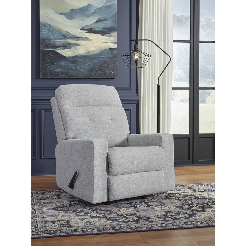 Signature Design by Ashley Valeview Gray Rocker Recliner