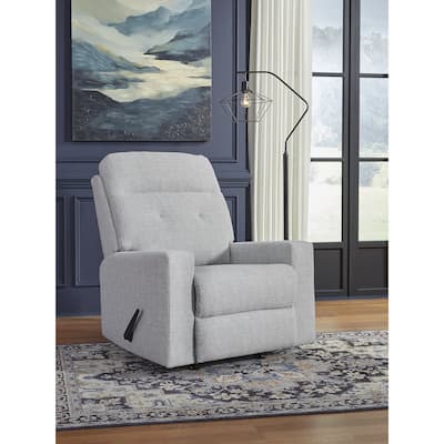 Signature Design by Ashley Valeview Gray Rocker Recliner