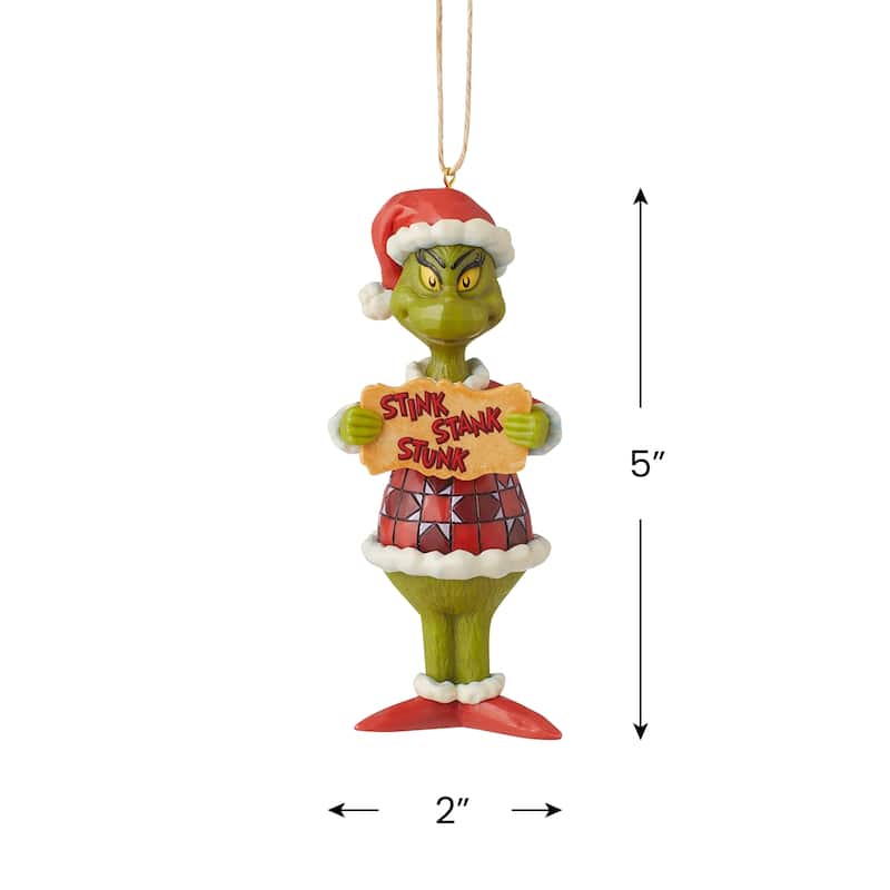 Dept 56 The Grinch Stink Stank Stunk Christmas Ornament