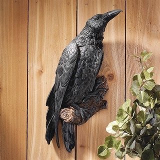 Design Toscano The Raven's Perch Wall Sculpture