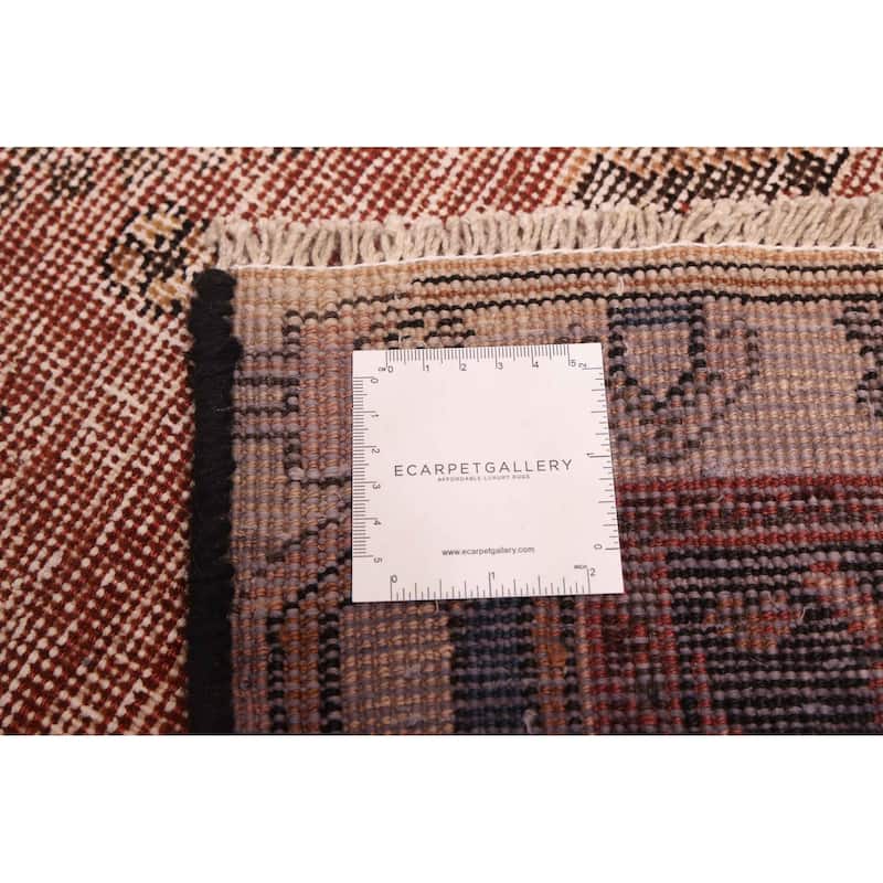 ECARPETGALLERY Hand-knotted Antalya Vintage Copper Wool Rug - 4'7 x 6'5