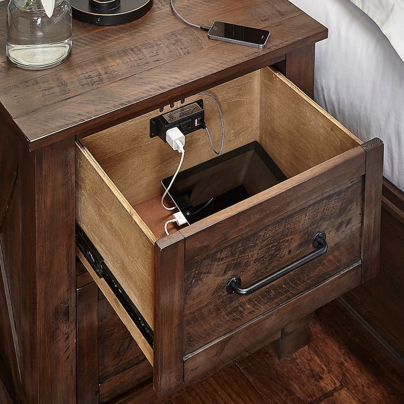 Simply Solid Shelba Solid Wood 6-piece Storage Bedroom Collection