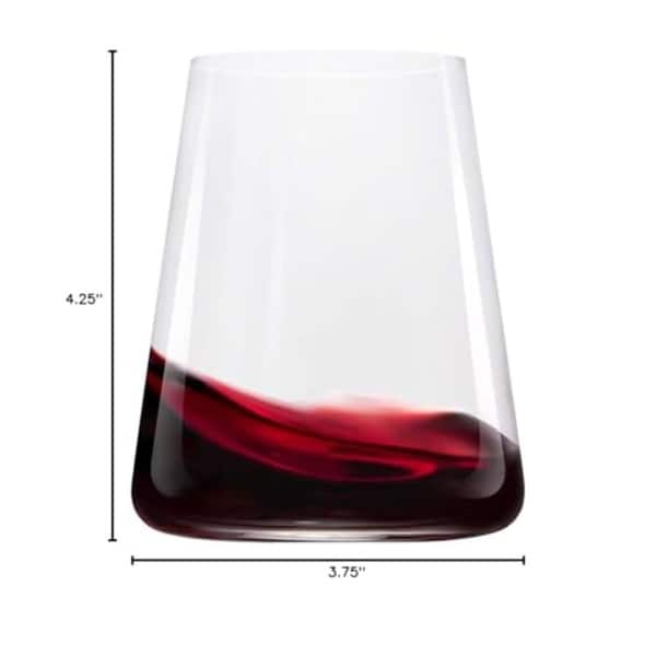 Stolzle Lausitz Set of 4 Power Stemless Wine Glasses - Bed Bath & Beyond -  42225478
