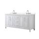 Option White / White Quartz Top / Polished Chrome