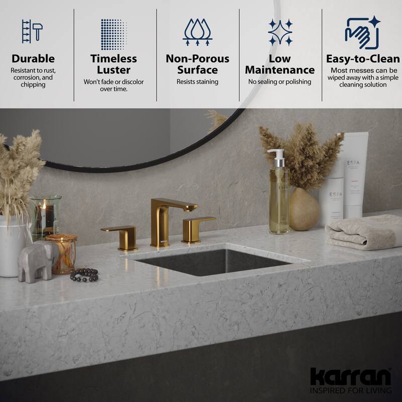 Karran USA CCU500 Cinox 15-3/4" Square Stainless Steel Undermount