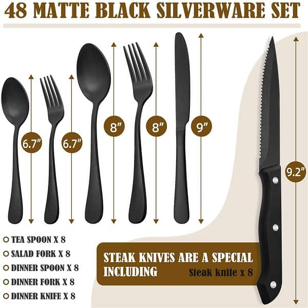 https://ak1.ostkcdn.com/images/products/is/images/direct/6baa3c633f7dc583df37bc55001acad31b83703b/48-Piece-Matte-Black-Silverware-Set-for-8-by-Hiware%2C-Stainless-Steel-Flatware-Set-with-Steak-Knives.jpg?impolicy=medium