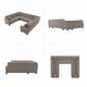 preview thumbnail 20 of 35, Stockton 125W U Shaped Sectional Couch by Bush Furniture