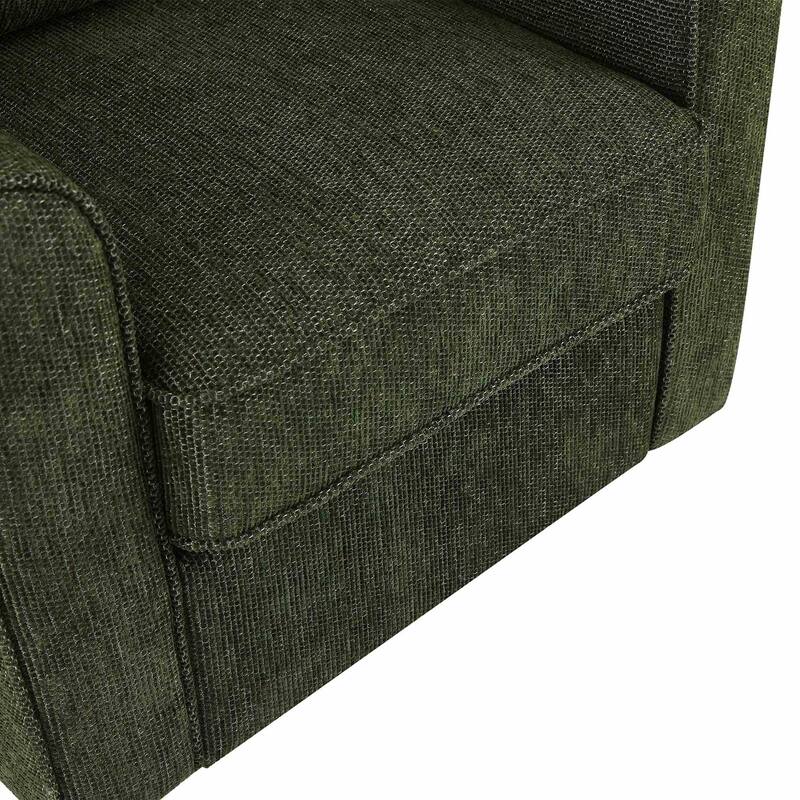 33"W 360 Swivel Modern Barrel Chair Accent Chair
