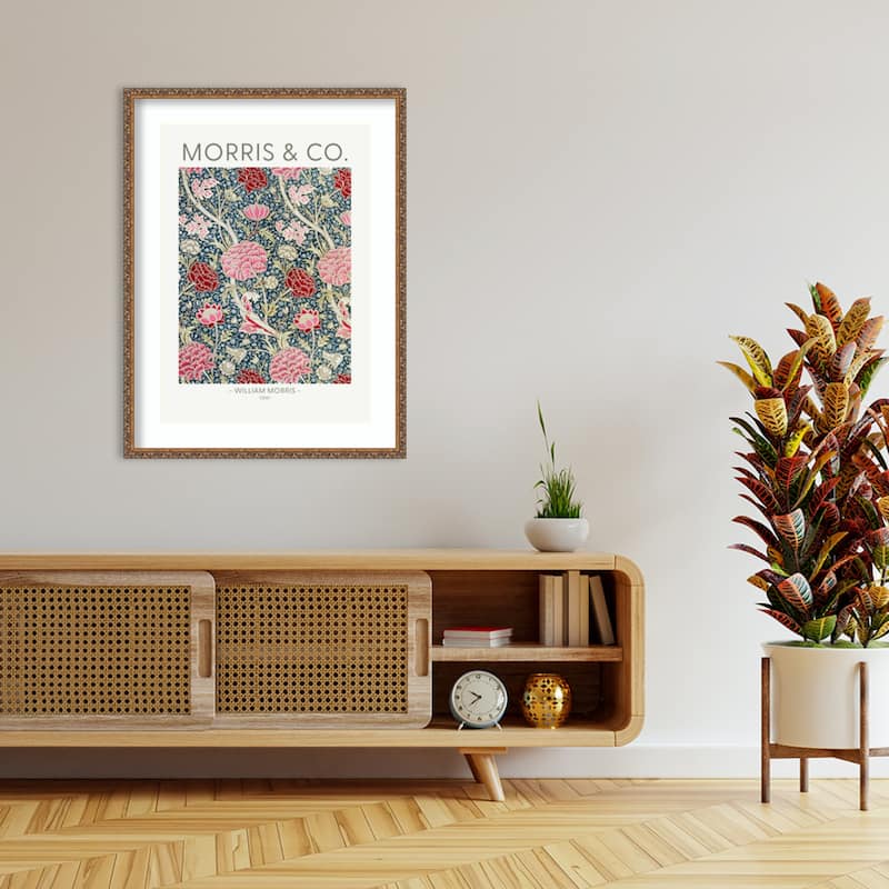 Cray by William Morris Wood Framed Wall Art Print