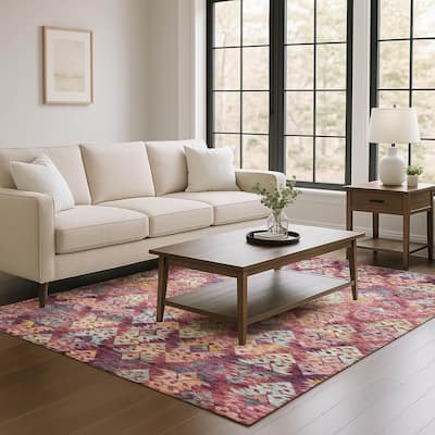 Premium Washable Super Soft Boho Medallions Mayfield Rug