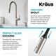 preview thumbnail 105 of 149, Kraus 2-Function 1-Handle 1-Hole Pulldown Sprayer Brass Kitchen Faucet