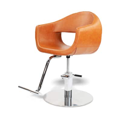 Salon Styling Chair MILLA Camel Brown - 26" x 23"