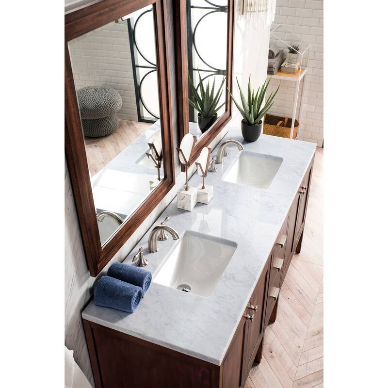 James Martin Vanities Addison 72" Single Vanity, Mid Century Acacia