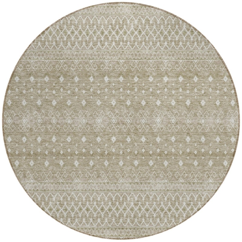 HomeRoots Tribal Transitional Rectangle Outdoor Rug