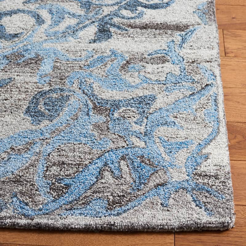 SAFAVIEH Handmade Abstract Leposava Modern Wool Rug