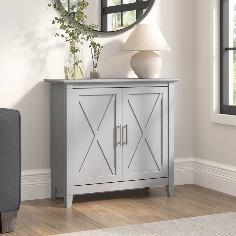 Key West Small Storage Cabinet with Doors by Bush Furniture