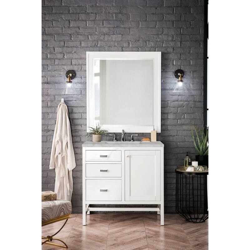 James Martin Vanities E444-V36-3VSL Addison 36" Single Basin Wood
