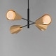 preview thumbnail 6 of 4, Maxim 10815SW Rizzo 4 Light 33" Wide Chandelier