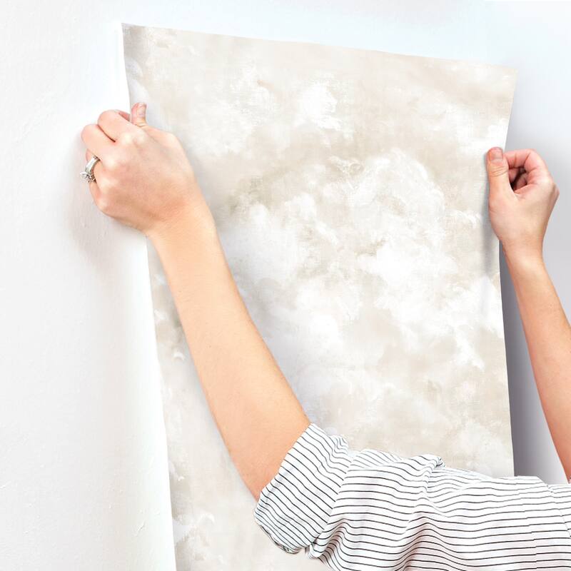 A-Street Prints Aria Neutral Abstract Wallpaper