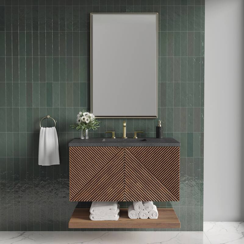 James Martin Vanities D200-V36-3CSP Marcello 36" Wall Mounted Single