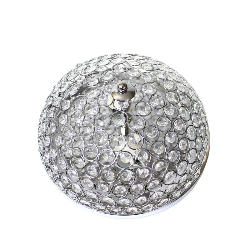 Light Elipse Crystal Flush Mount Ceiling Light