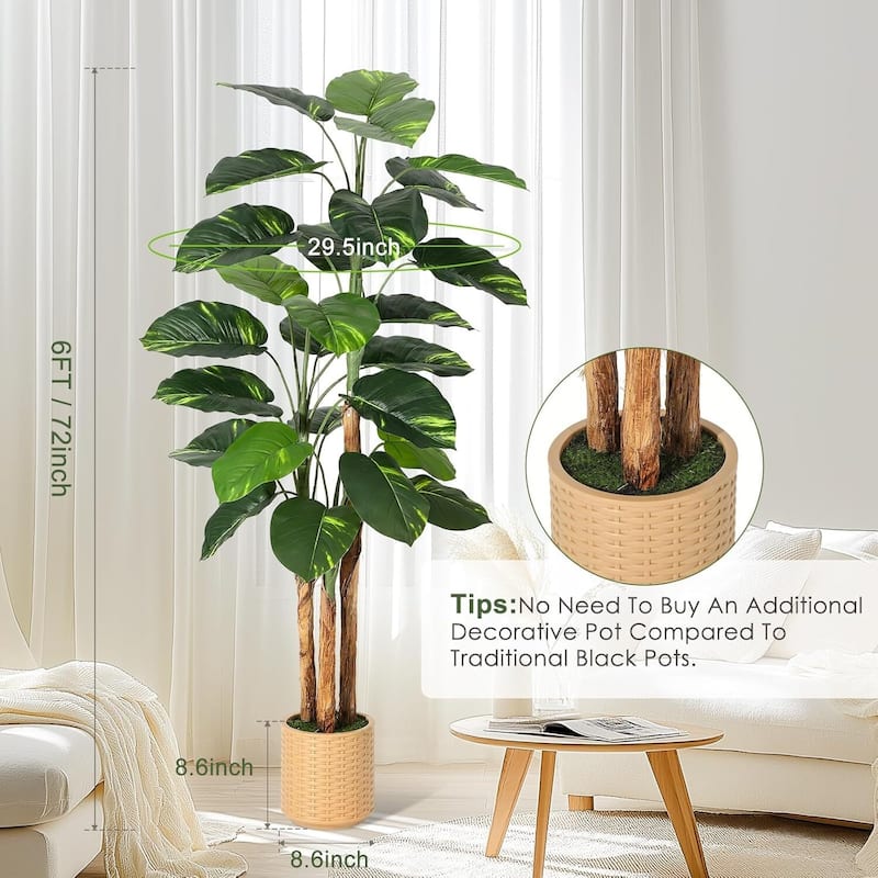 Artificial Scindapsus Aureus Trees for Home Office Decor