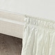 preview thumbnail 24 of 23, Lush Decor Ruched Ruffle Elastic Easy Wrap Around Bedskirt