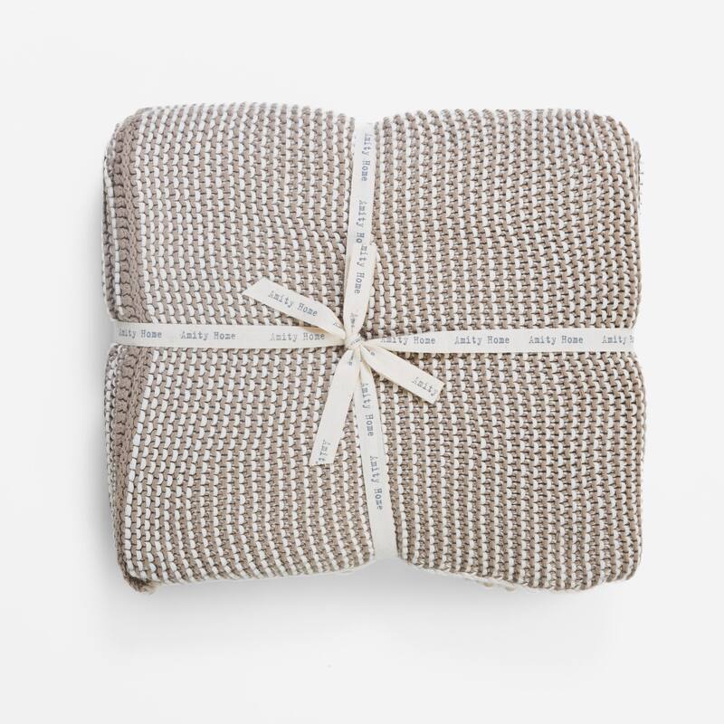 Casey, Cotton Yard, Natural, Throw