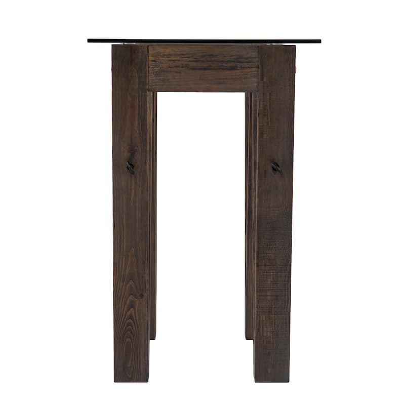 SEI Furniture Garanger Reclaimed Wood Console Table