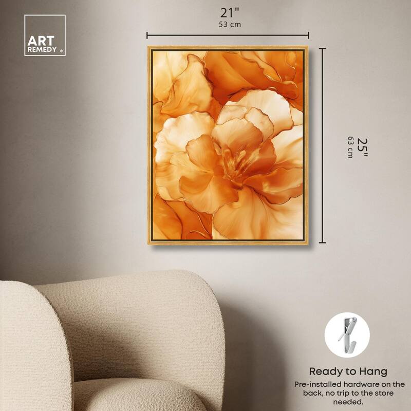 Sunlit Bloom I Canvas by Art Remedy