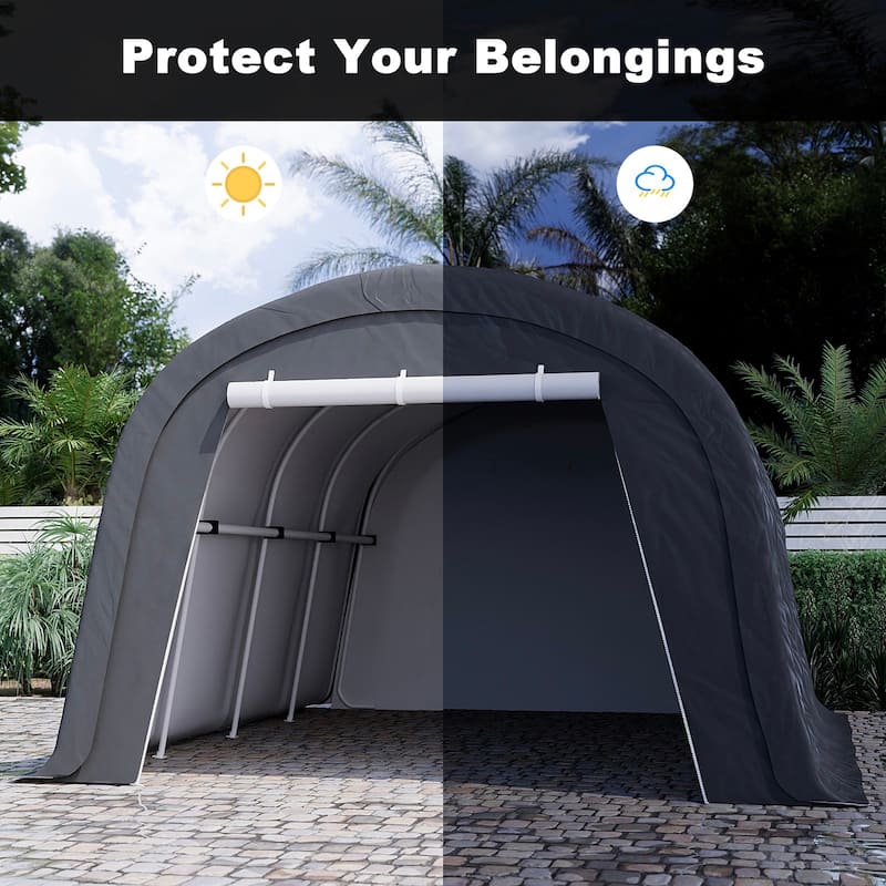 SUNBURY Heavy-Duty Carport,Portable Outdoor Canopy Garage