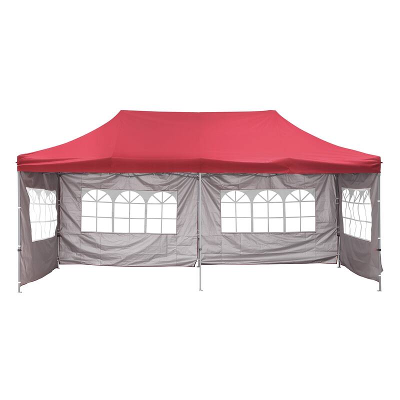 Zenova Heavy-duty 10' x 20' Pop up Canopy Gazebo Tent