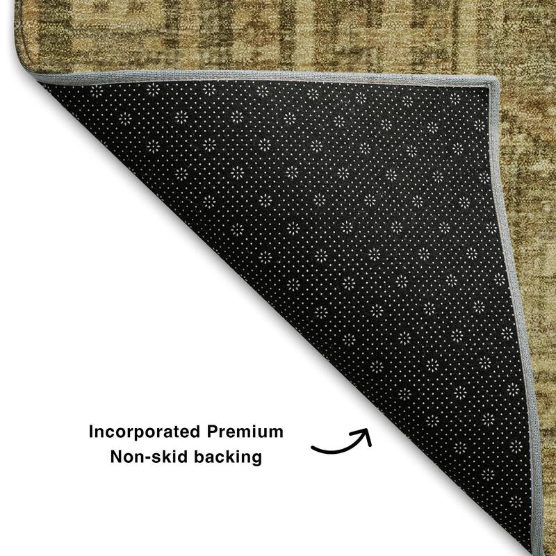 Premium Washable Super Soft Traditional Global Mayfield Rug