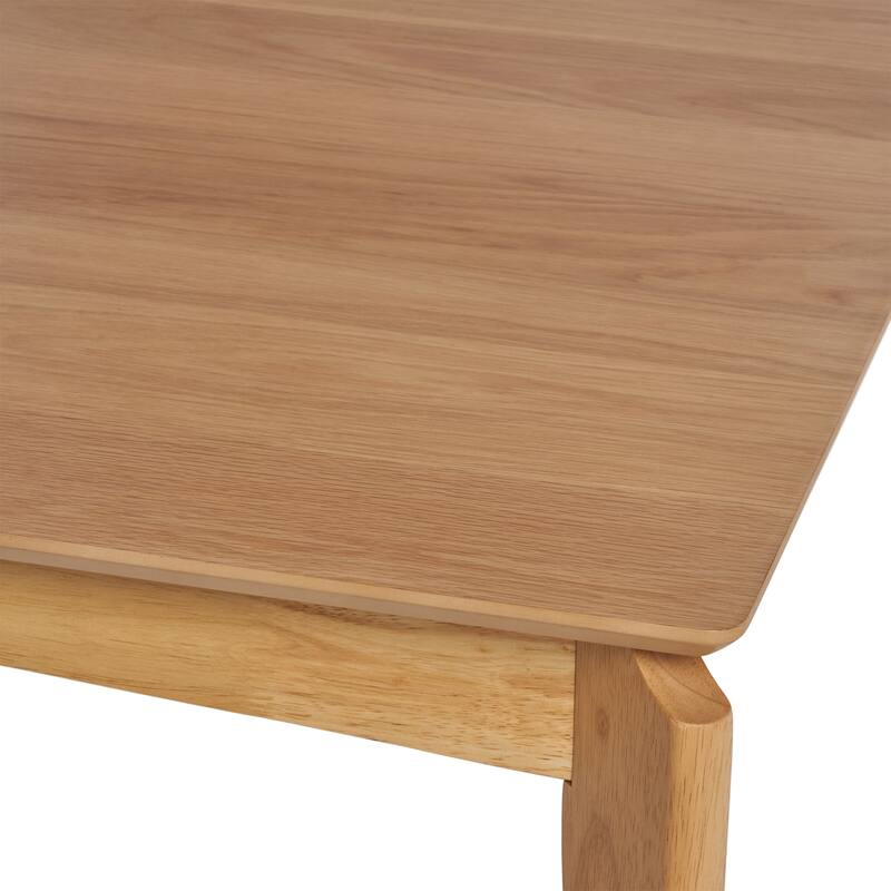 Dining Table, Rubberwood with Walnut Veneer