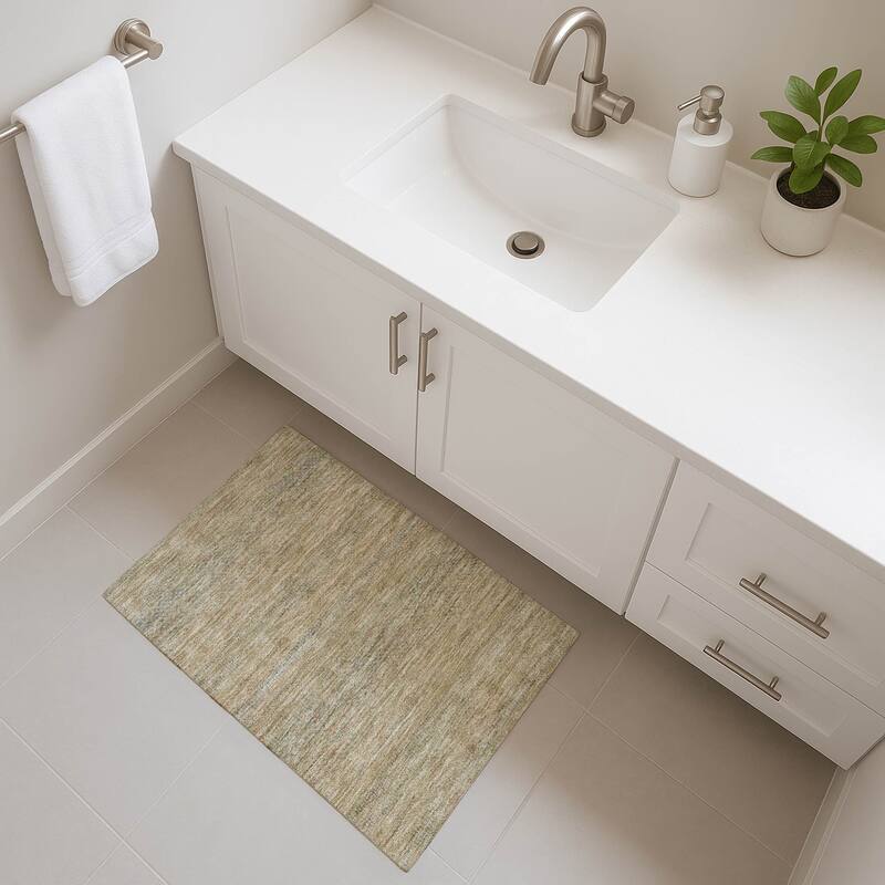 Premium Washable Super Soft Global Ombre Mayfield Rug - Beige - 1'8" x 2'6"