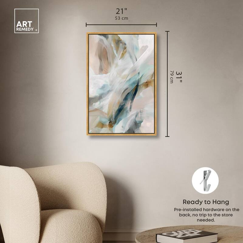 Whispering Colors I Canvas by Art Remedy