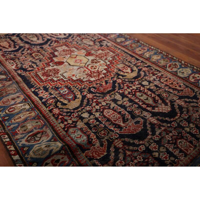 Vegetable Dye Kazak Accent Rug Hand-Knotted Wool Carpet - 2'8" x 4'11"