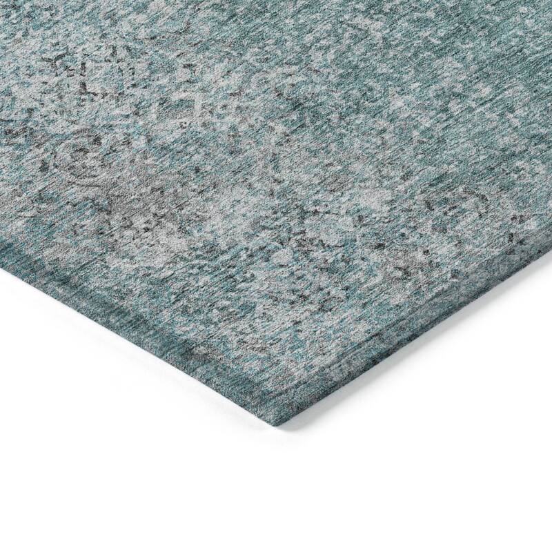 HomeRoots Oriental Transitional Rectangle Outdoor Rug