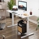 preview thumbnail 17 of 51, Futzca Height Adjustable Electric Standing Desk Sit Stand Computer Stand up Desk with Splice Board White/White48*24