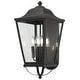 preview thumbnail 1 of 2, The Great Outdoors 73282 Savannah 4 Light 21" Tall Outdoor Wall Mount Sand Coal