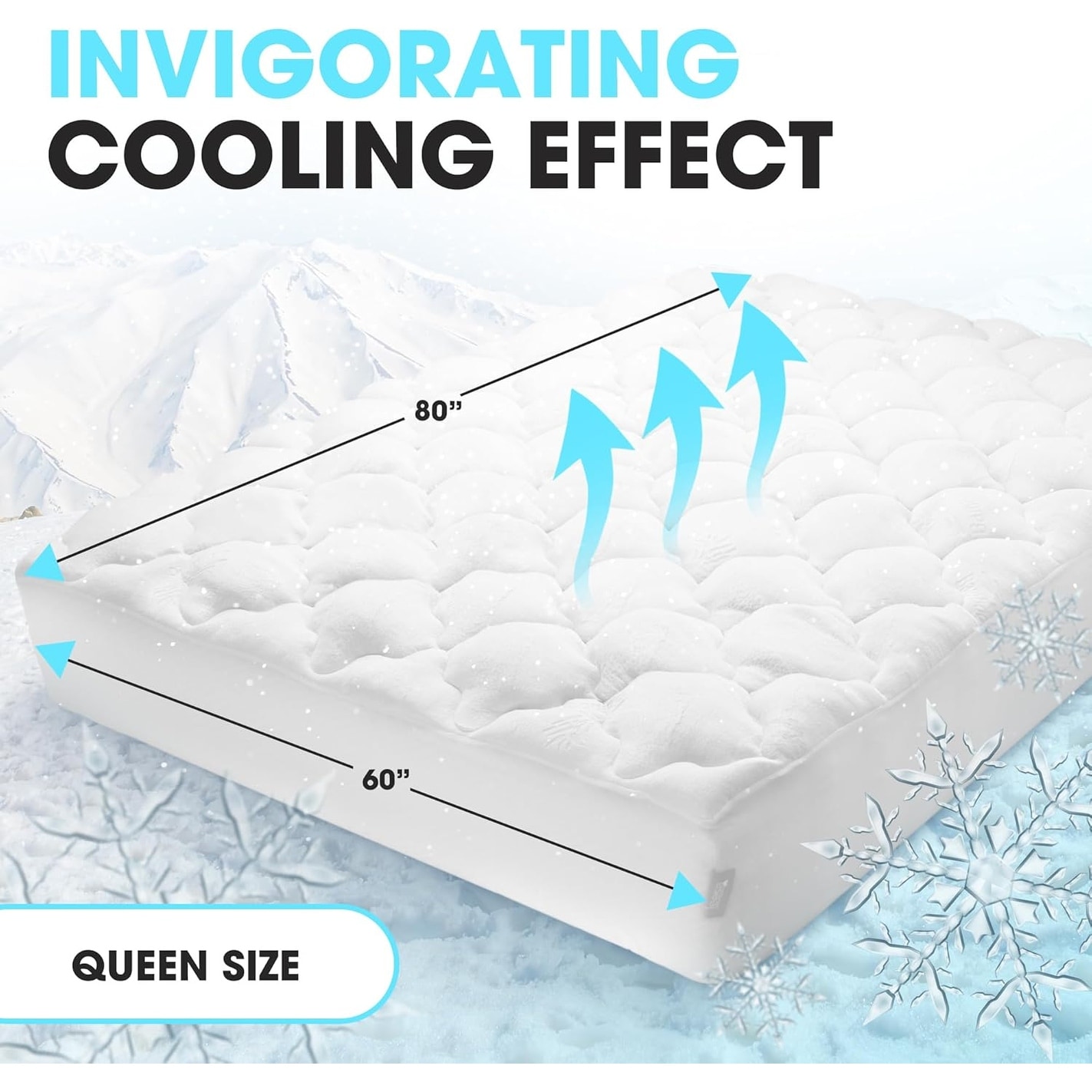 Cheer Collection All Season Plush Rayon from Bamboo Mattress-image