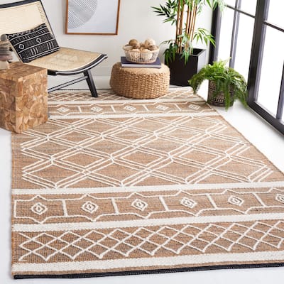 SAFAVIEH Handmade Natural Fiber Aliana Jute & Wool Rug
