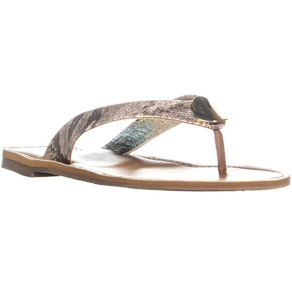 report flip flops gold