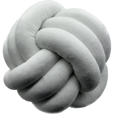 Soft Plush Knott Pillow Ball Cushions - N/A