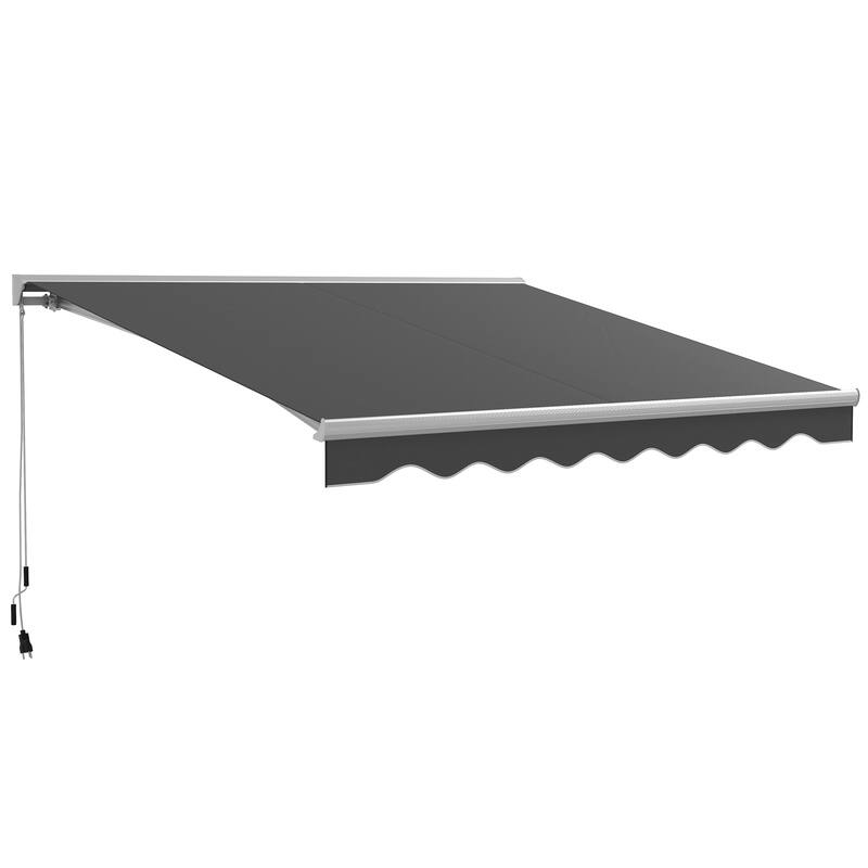 13' x 10' motorized retractable awning