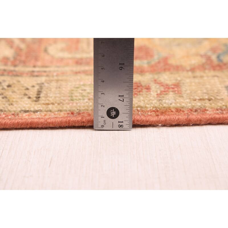 ECARPETGALLERY Hand-knotted Jules Serapi Light Red Wool Rug - 8'11 x 11'11